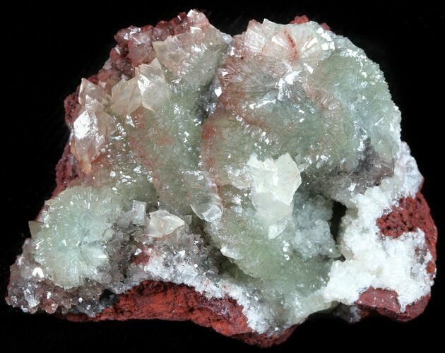 Gemmy, Blue-Green Adamite Crystals - Durango, Mexico #45687